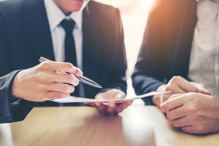 Investment advice meeting